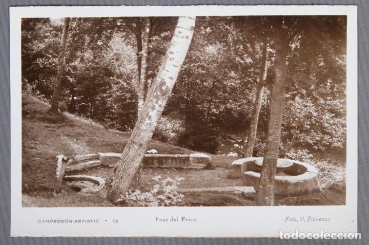 Postais: Tarjeta postal Camprod&oacute;n Artistic. Font del Ferro - Foto V.Planesas