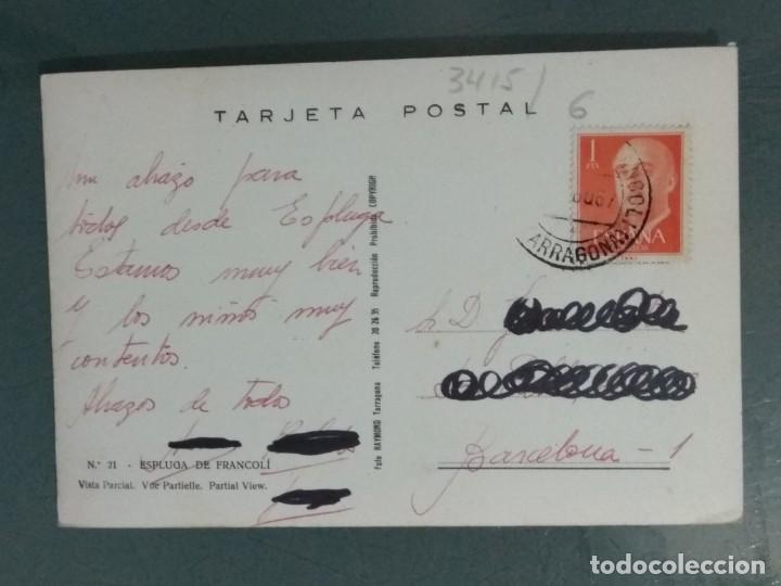 Postales: POSTAL 21 - ESPLUGA DE FRANCOLI. (TARRAGONA). - Foto 2