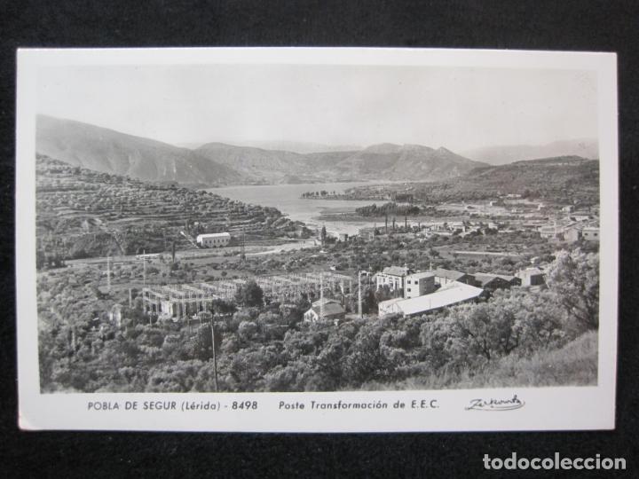 Postales: POBLA DE SEGUR-POSTE TRANSFORMACION DE E.E.C.-8498-ZERKOWITZ-FOTOGRAFICA-POSTAL ANTIGUA-(80.514)