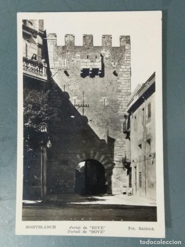 Postales: POSTAL MONTBLANCH. PORTAL DE &rdquo;BOVE&rdquo;.