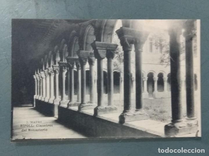 Postales: POSTAL RIPOLL - CLAUSTROS DEL MONASTERIO. - Foto 1