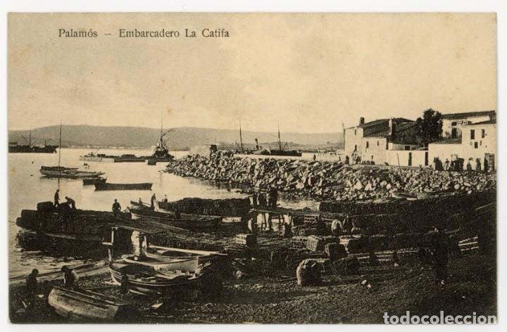 Cartes Postales: a06743 palamos embarcadero la catifa gutemberg circulada 1912