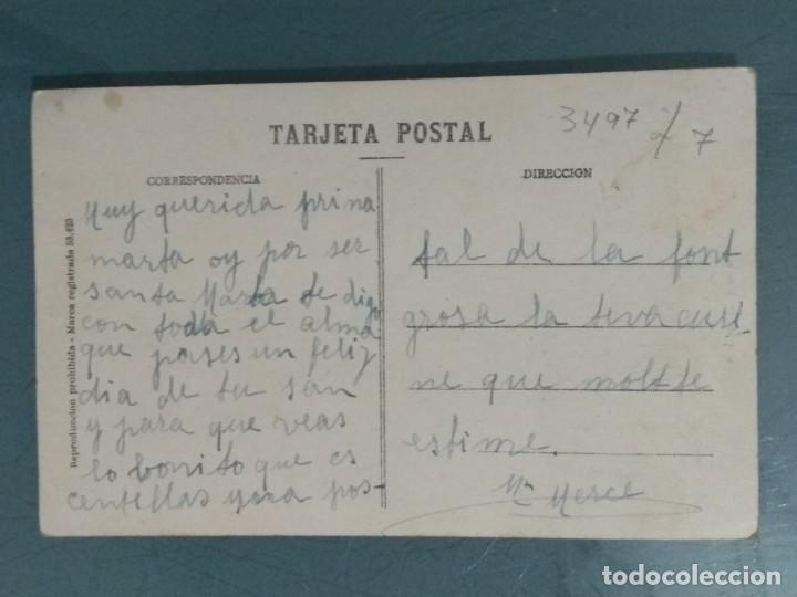 Postales: POSTAL CENTELLES - FONT GROSSA. COLOREADA. - Foto 2