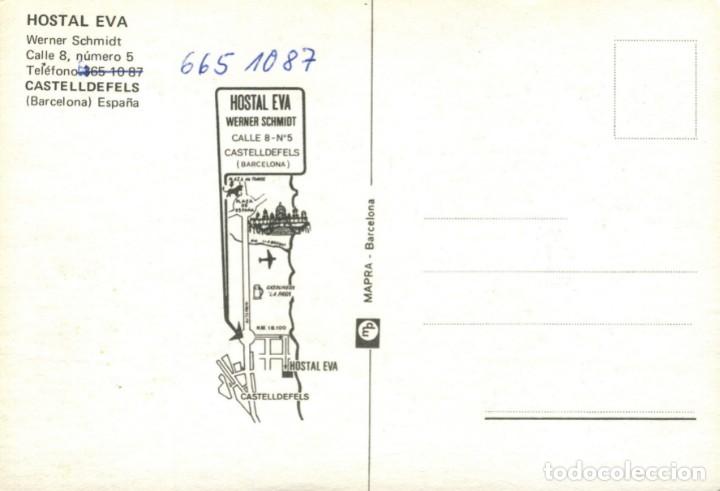 Postales: m02643 Castelldefels Hostal Eva Mapra - Foto 2