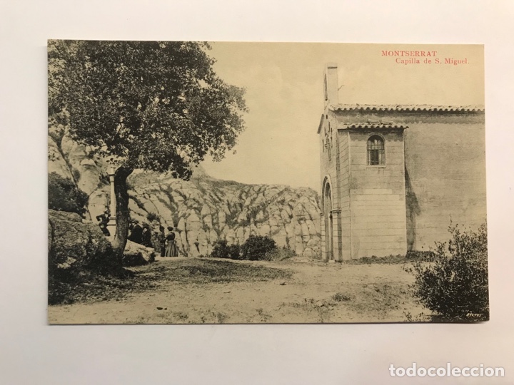 Postales: MONTSERRAT S/1 Postal No.8, Capilla de San Miguel. Fototipia L, Roca (h.1920?)S/C