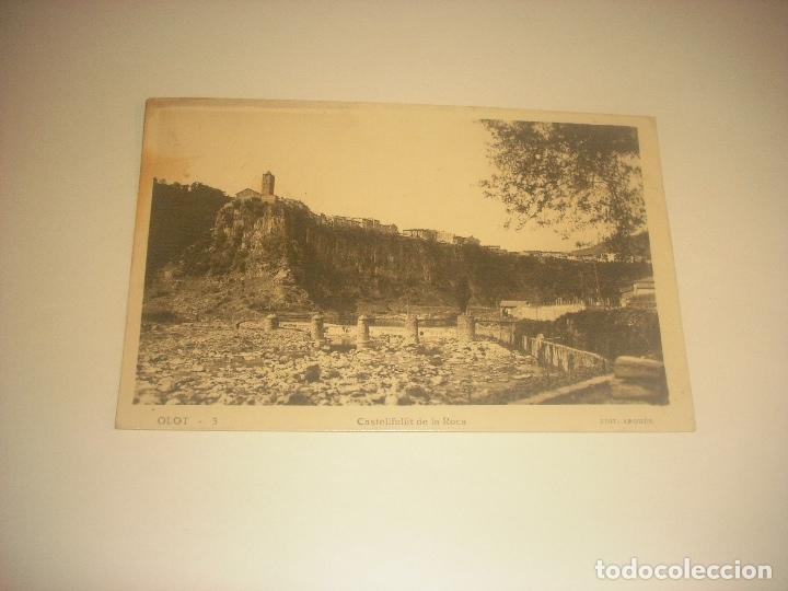 Postales: OLOT 3 . CASTELLFULLIT DE LA ROCA , ED. ARQUES. ESCRITA. - Foto 1