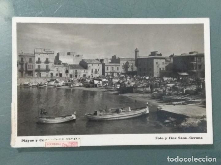 Postales: POSTAL LA ESCALA - PLAYAS Y COSTAS. - Foto 1