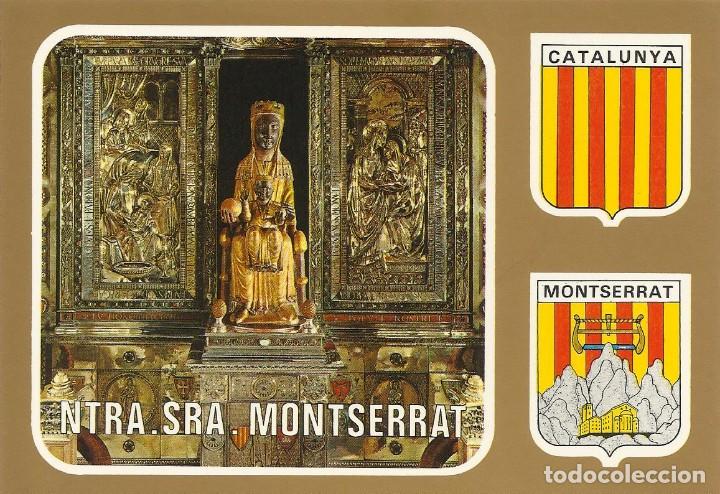 Postais: Montserrat. 127. La Santa Imatge. Escudo de Oro. 10,5x15 cm. Postal.