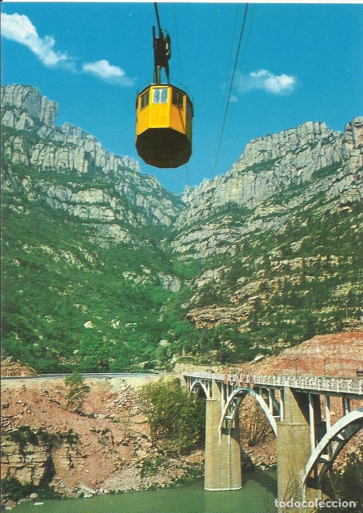 Postais: Montserrat. 3610. El Telef&egrave;ric d'acc&eacute;s al Monestir. Perla. 10,5x15 cm. Postal.