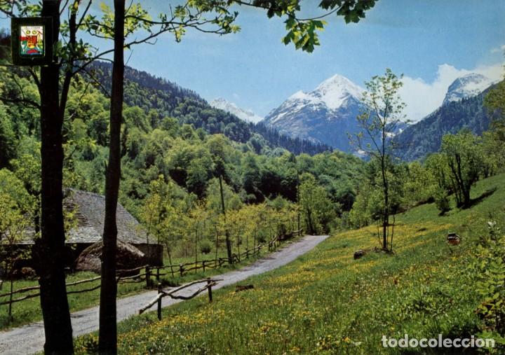 Postales: m02814 Artiga De Lin Paisaje 1970 Escudo De Oro N&ordm;5269 vall d'aran