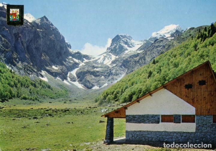Postales: m02815 Artiga De Lin Pla Y Refugio 1970 Escudo De Oro N&ordm;5268 vall d'aran
