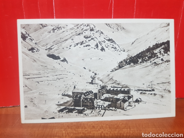 Postales: POSTAL ANTIGUA - NURIA - VISTA GENERAL NEVADA A&Ntilde;OS 40