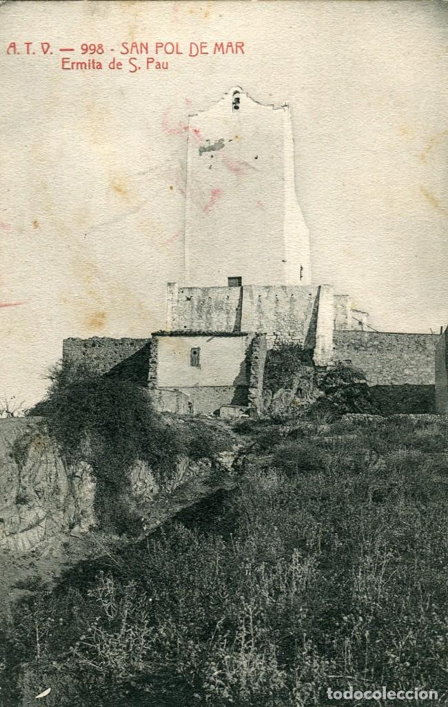 Postkarten: a06782 San Pol De Mar Ermita De S.pau Atv N&ordm;998 escrita