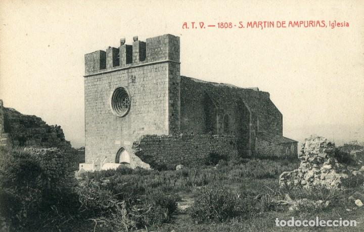Postais: a06789 Sant Marti D' Empurias Iglesia Atv N&ordm;1808
