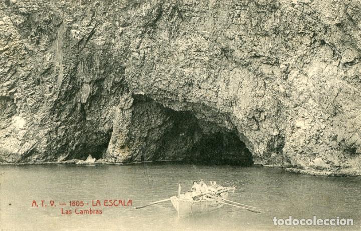 Postales: a06804 L'escala Las Cambras Atv N&ordm;1805 circulada 1908
