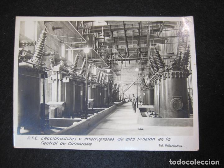 Postais: CAMARASA-INTERRUPTORES ALTA TENSION-CENTRAL ELECTRICA-FOT&middot;VILLANUEVA-FOTOGRAFIA ANTIGUA-(K-2937)