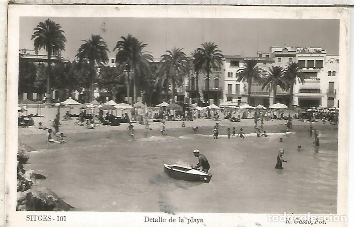 Postales: BARCELONA SITGES ESCRITA - Foto 1