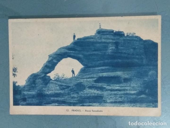 Postales: POSTAL 12 PRADES - ROCA FORADADA. - Foto 1