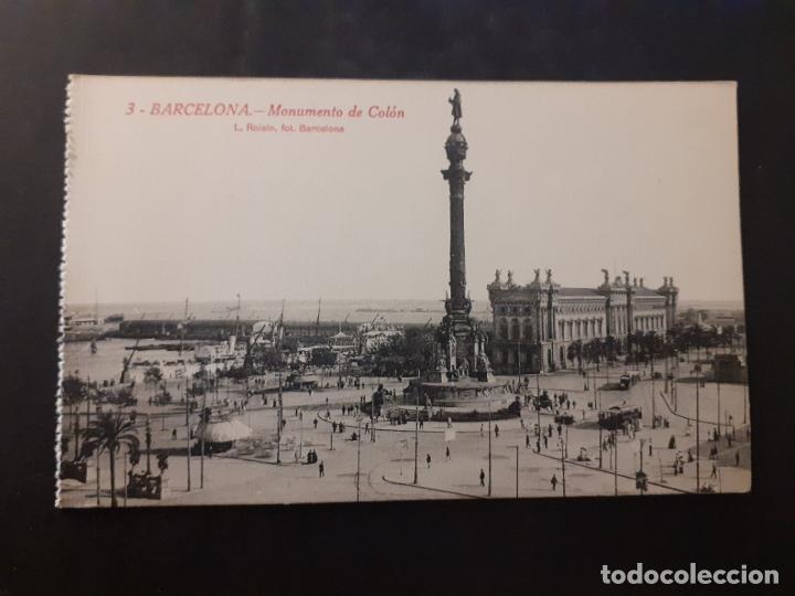 Postales: BARCELONA MONUMENTO DE COLON - Foto 1