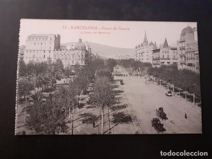 Postales: BARCELONA PASEO DE GRACIA - Foto 1