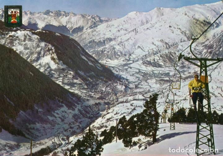 Postkarten: m02920 Baqueira Vista Parcial 1965 Escudo De Oro N&ordm;1987