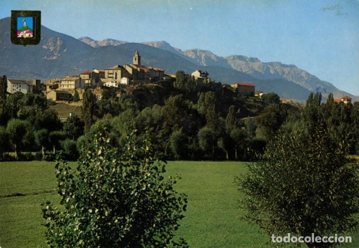 Postcards: m02940 7796 Bellver De Cerdanya Vista General Y Cadi Al Fondo 1974 Escudo De Oro N&ordm;2