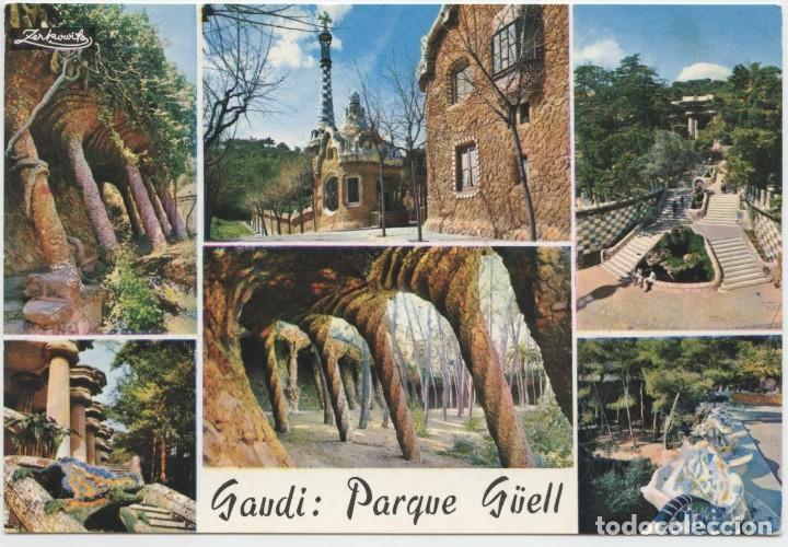 Postales: N&ordm; 2.122-BARCELONA. Gaud&iacute;. Parque G&uuml;ell. ED. TALLERES A. ZERKOWITZ