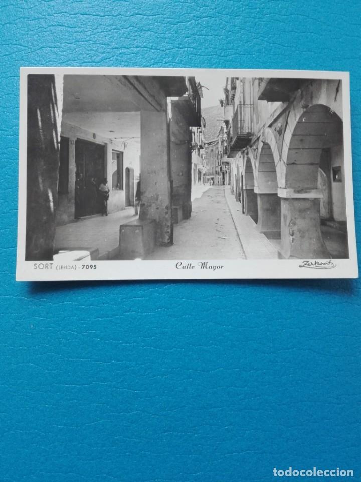 Postales: ANTIGUA POSTAL SORT (LERIDA) - CALLE MAYOR - ZERKOWITZ - Foto 1