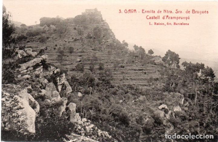 Postkarten: POSTAL. N&ordm; 3 - GAVA - ERMITA DE NTRA. SRA. DE BRUGU&Eacute;S, CASTELL D'AMPURANY&Aacute;. ROISIN. S/C.