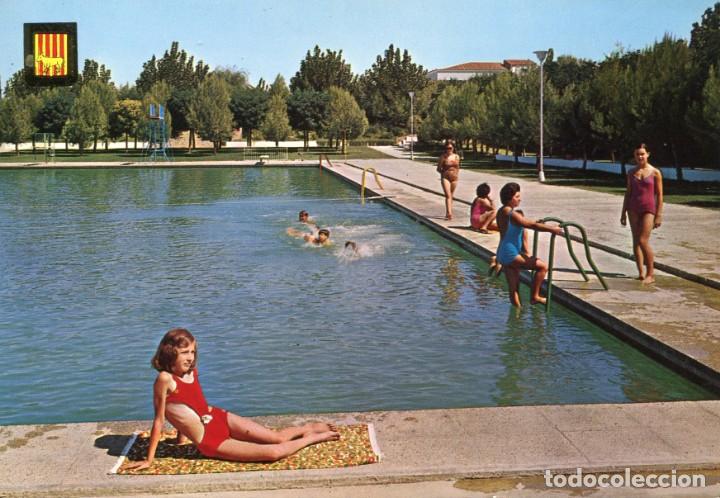 Postais: m03044 Borges Blanques Parque Municipal Piscina 1971 Escudo De Oro N&ordm;6122