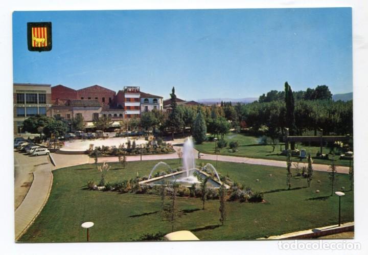 Cartes Postales: m03046 Borges Blanques Plaza Del Terrall 1971 Escudo De Oro N&ordm;6121 coches