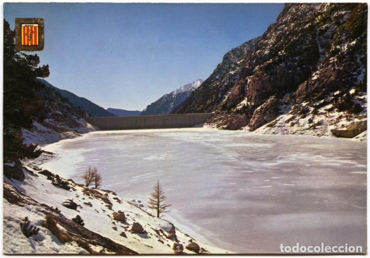 Postales: m03092 Vall De Boi Presa Y Lago Cavallers 1970 Escudo De Oro N&ordm;5759