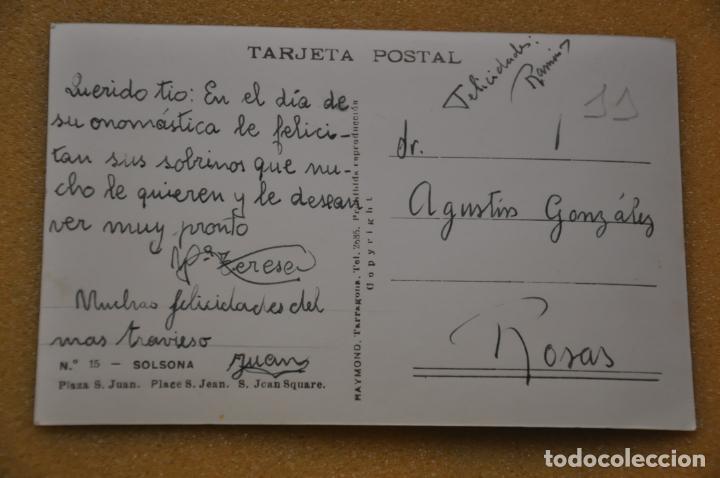 Postales: Solsona, plaza s. juan - Foto 2