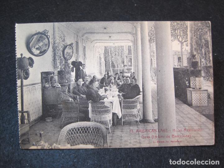Postales: GAVA-AMERICAN LAKE-HOTEL RESTAURANT-ROISIN-13-POSTAL ANTIGUA-(81.178)