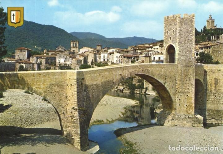 Cartoline: m03101 Besalu Puente Romanico 1967 Escudo De Oro N&ordm;12