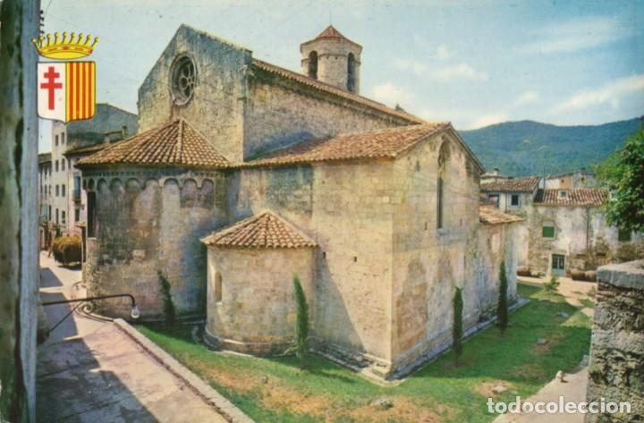 Postcards: m03107 Besalu Iglesia Romanica De San Vicente 1965 Ediciones Besalu N&ordm;2