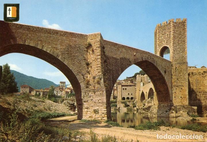 Postkarten: m03118 5919 Besalu Puente Romanico 1970 Escudo De Oro N&ordm;11