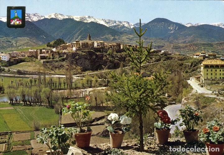 Postkarten: m02983 Bellver De Cerdanya Vista General Al Fondo La Sierra Del Cadi 1965 Escudo De Oro N&ordm;2075