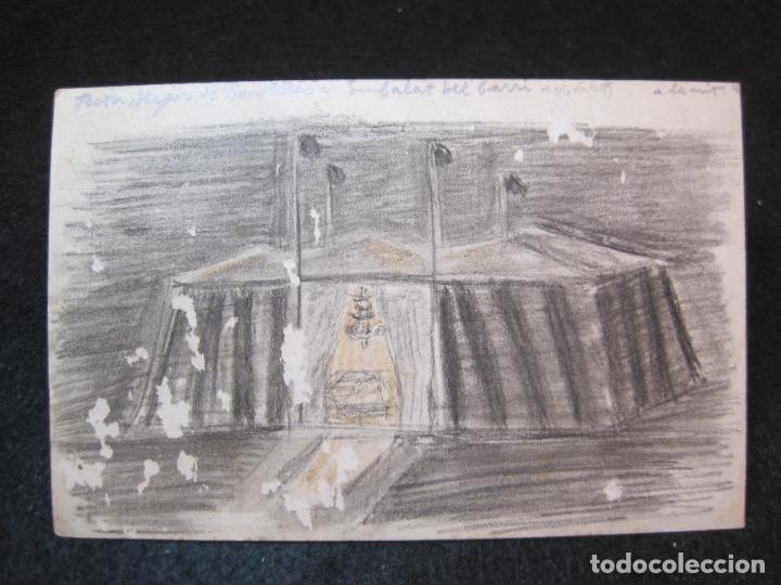 Cartoline: FESTA MAJOR DE CENTELLAS-EMBALAT DEL BARRI-DIBUJO-POSTAL ANTIGUA-(81.291)