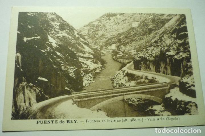 Postales: postal valle de aran .-puente de rey .-cm