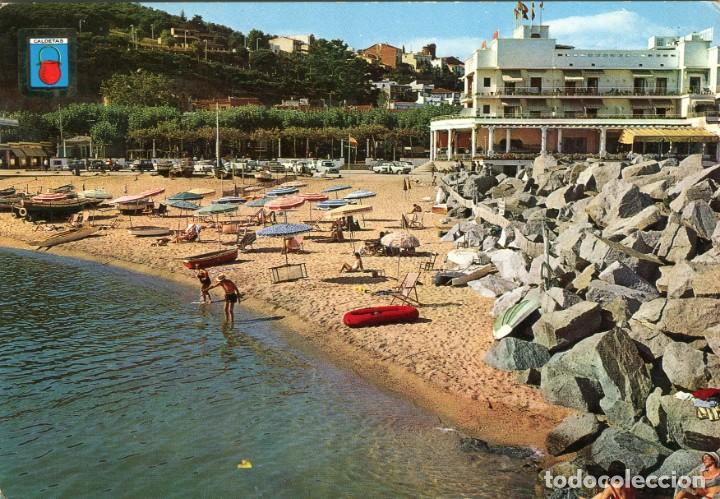 Postales: m03221 Caldetes Playa 1966 Escudo De Oro N&ordm;2530