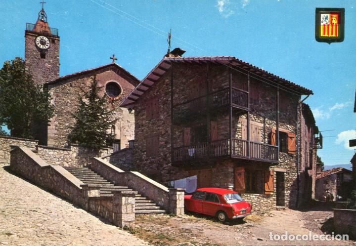 Postcards: m03233 Campelles Iglesia Y Casa Tipica De Monta&ntilde;a 1965 Escudo De Oro N&ordm;2183 austin
