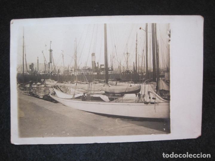 Postcards: BARCELONA-PUERTO-FOTOGRAFICA-POSTAL ANTIGUA-(81.295)