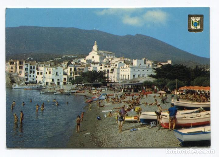 Postcards: m03265 8120 Cadaques Playa 1975 Escudo De Oro N&ordm;15
