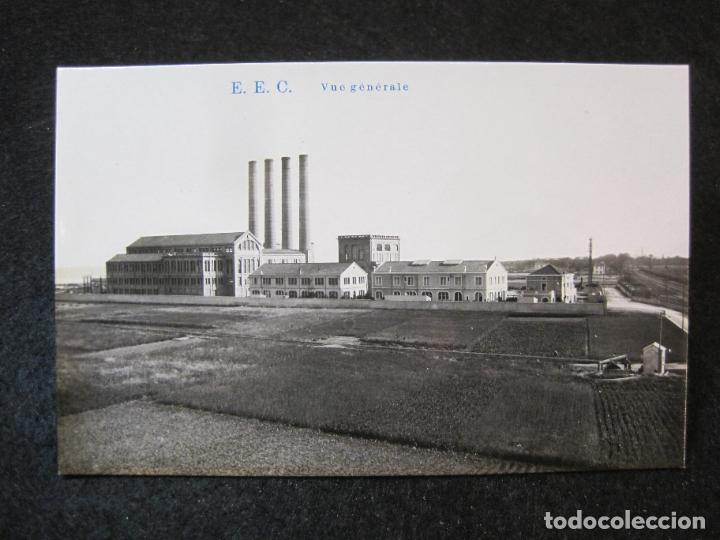 Postcards: E.E.C.CENTRAL TERMICA DE SAN ADRIAN-VISTA GENERAL-LA INDUSTRIAL FOTOGRAFICA-POSTAL ANTIGUA-(81.431)
