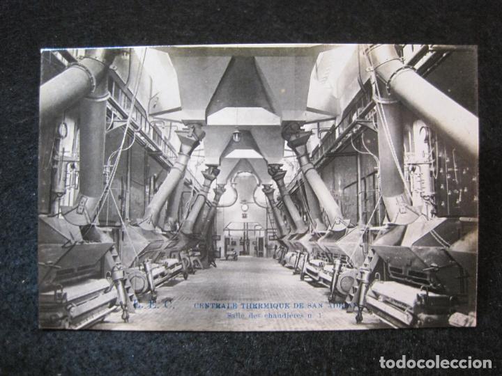 Postcards: E.E.C.CENTRAL TERMICA DE SAN ADRIAN-LA INDUSTRIAL FOTOGRAFICA-POSTAL ANTIGUA-(81.433)