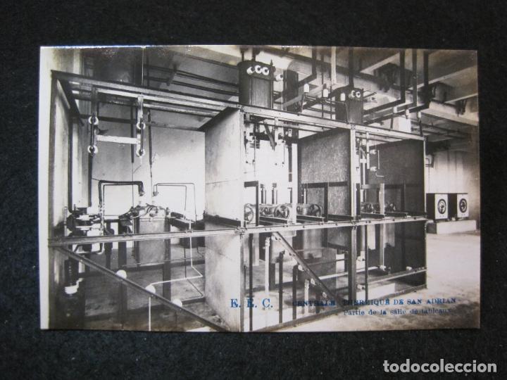 Postcards: E.E.C.CENTRAL TERMICA DE SAN ADRIAN-LA INDUSTRIAL FOTOGRAFICA-POSTAL ANTIGUA-(81.434)