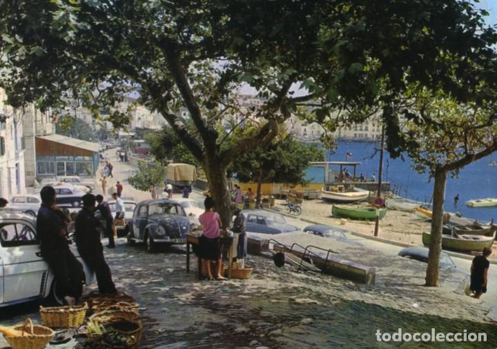 Cartes Postales: m03344 Cadaques Mercadillo Junto Al Mar 1964 Campa&ntilde;a N&ordm;2689 vw cox beetle