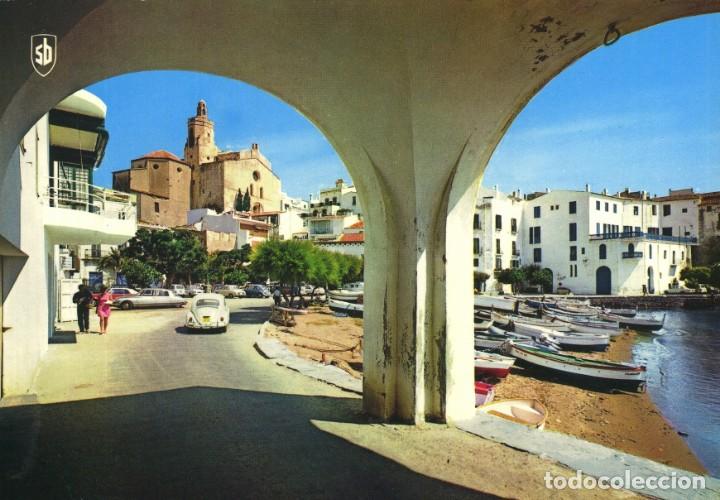 Postales: m03382 Cadaques Port Alguer 1968 Seix Barral N&ordm;244 vw beetle citroen ds gordini