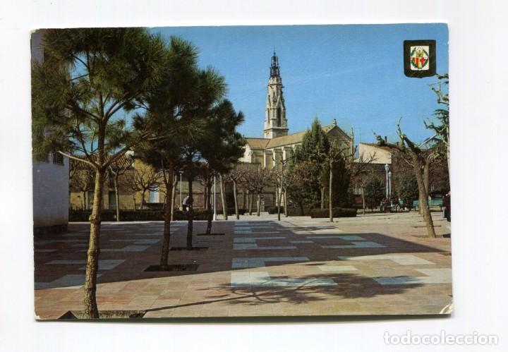 Postais: m03541 8166 Castellar Del Valles Plaza Del Caudillo 1975 Escudo De Oro N&ordm;2